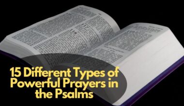 Different Types of Powerful Prayers in the Psalms