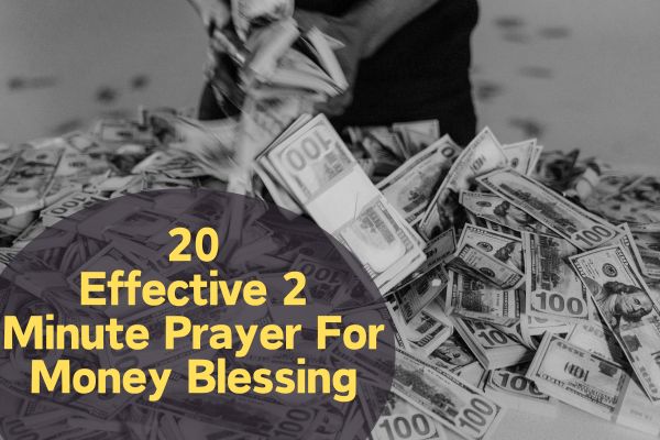 2 Minute Prayer For Money Blessing