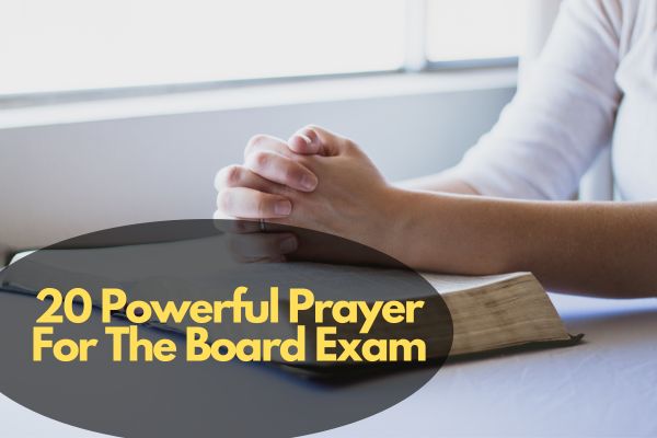 20 Powerful Prayer For The Board Exam