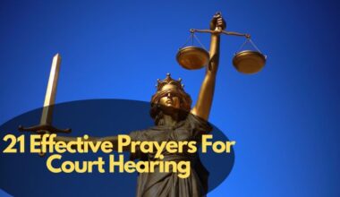 21 Effective Prayers For Court Hearing