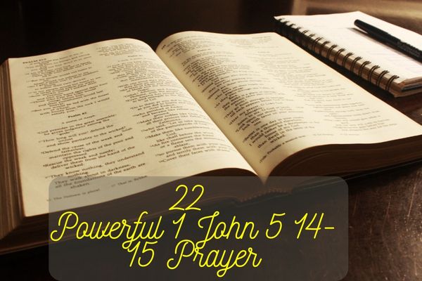 22 Powerful 1 John 5 14-15 Prayer