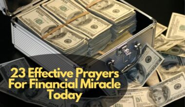 Prayers For Financial Miracle Today