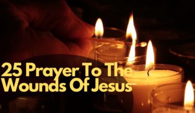 25 Prayer To The Wounds Of Jesus