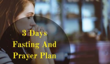 3 Days Fasting And Prayer Plan