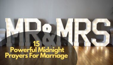 Powerful Midnight Prayers For Marriage