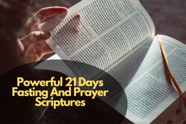 Powerful 21 days fasting and prayer scriptures