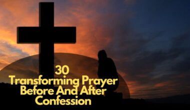 Prayer Before And After Confession