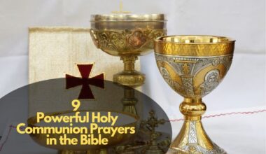 Powerful Holy Communion Prayers in the Bible