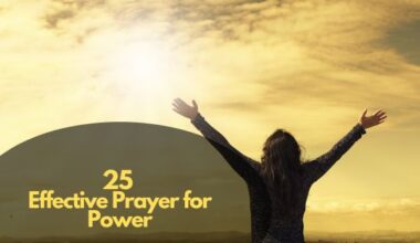 Effective Prayer for Power