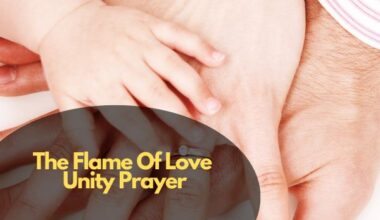 The Flame Of Love Unity Prayer