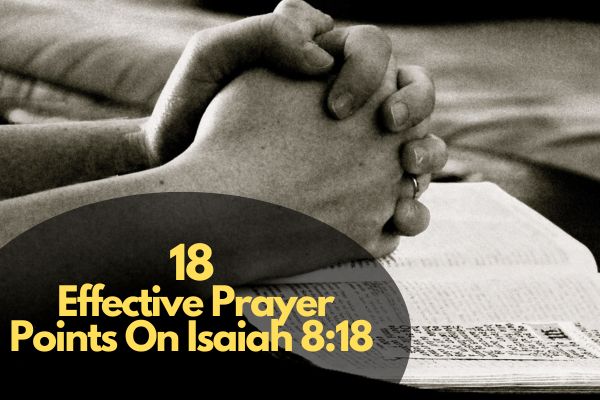 Prayer Points On Isaiah 8-18