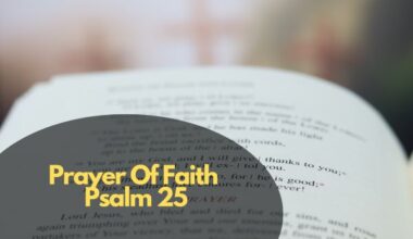 Prayer Of Faith Psalm 25