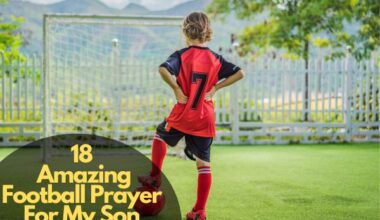 Football Prayer For My Son
