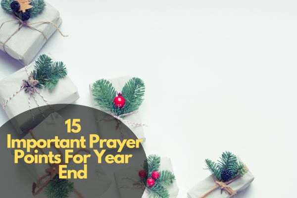 Important Prayer Points For Year End