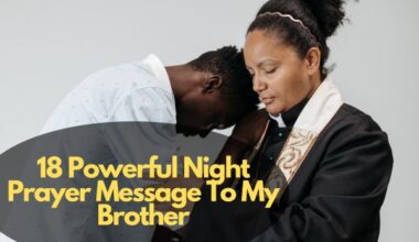 Night Prayer Message To My Brother