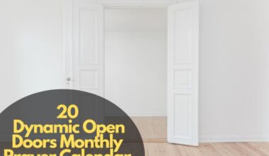Open Doors Monthly Prayer Calendar