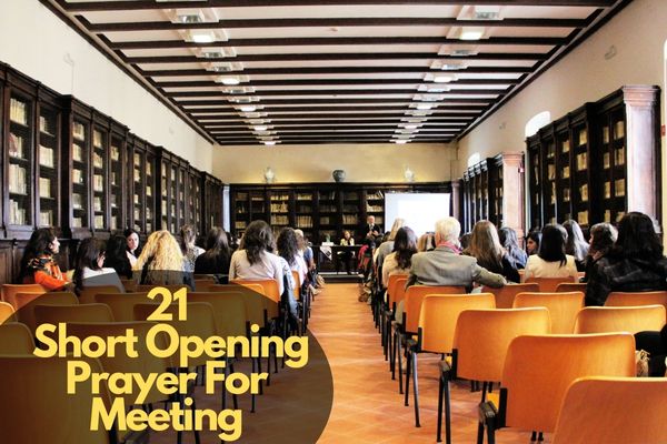 Opening Prayer For Meeting