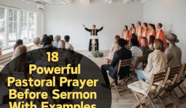 Pastoral Prayer Before Sermon With Examples