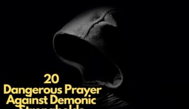 Prayer Against Demonic Strongholds