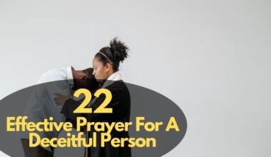 Prayer For A Deceitful Person