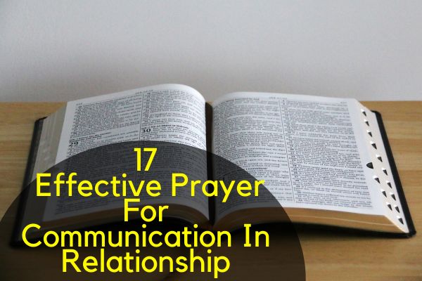 Prayer For Communication In Relationship