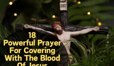 Prayer For Covering With The Blood Of Jesus