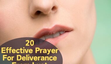Prayer For Deliverance From Lust