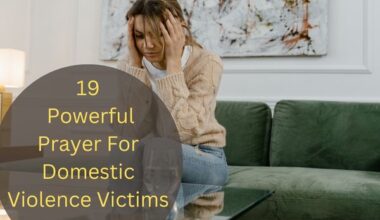 Prayer For Domestic Violence Victims
