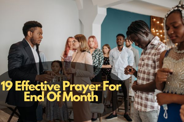 Prayer For End Of Month