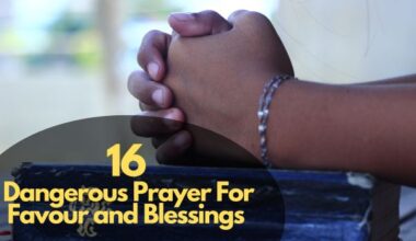 Prayer For Favour and Blessings