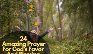 Prayer For God's Favor And Blessing