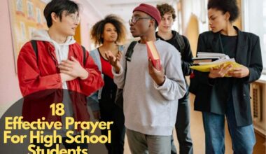 Prayer For High School Students