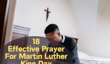Prayer For Martin Luther King Day