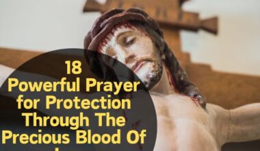 Prayer for Protection Through The Precious Blood Of Jesus