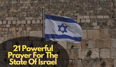 Prayer For The State Of Israel