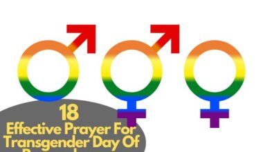Prayer For Transgender Day Of Remembrance