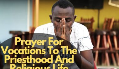 Prayer For Vocations To The Priesthood