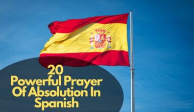 Prayer Of Absolution In Spanish