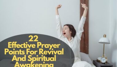 Prayer Points For Revival And Spiritual Awakening