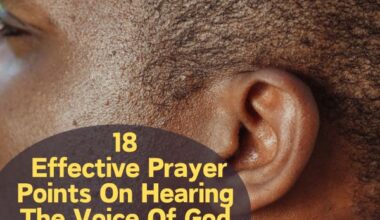 Prayer Points On Hearing The Voice Of God