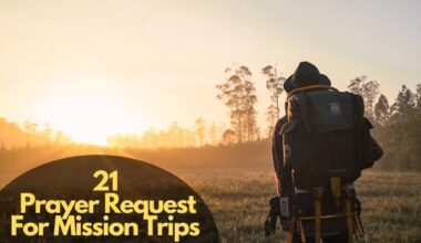 Prayer Request For Mission Trips