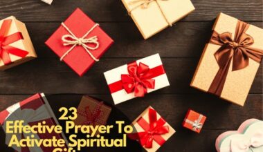 Prayer To Activate Spiritual Gifts
