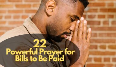 Prayer for Bills to Be Paid