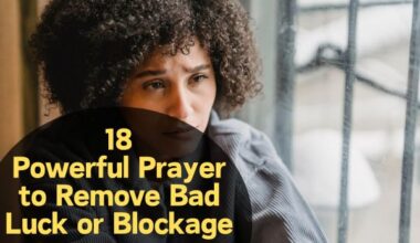 Prayer to Remove Bad Luck or Blockage