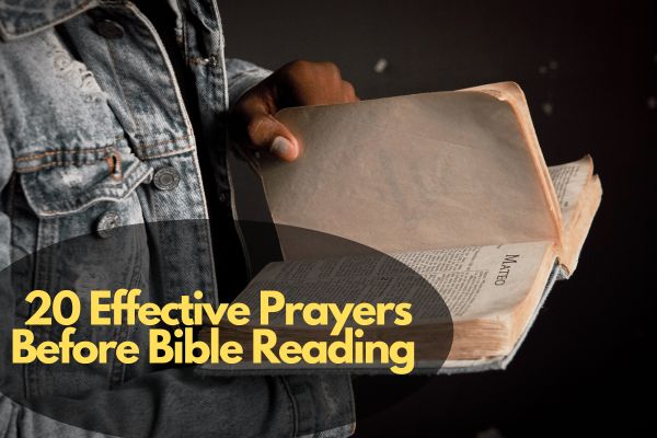 Prayers Before Bible Reading