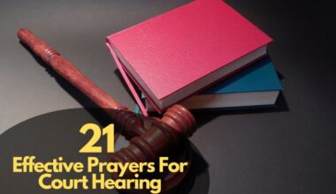 Prayers For Court Hearing