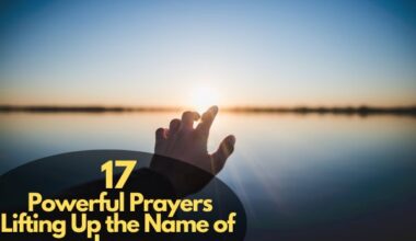 Prayers Lifting Up the Name of Jesus