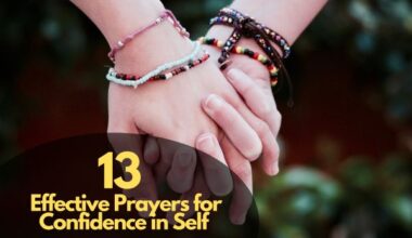 Prayers for Confidence in Self