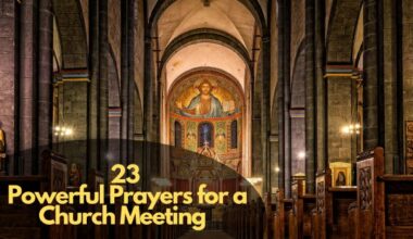 Prayers for a Church Meeting