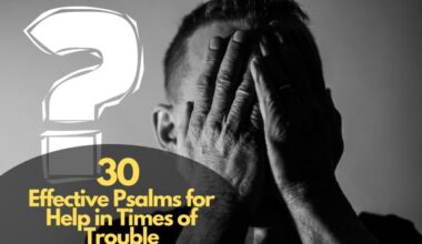 Psalms for Help in Times of Trouble